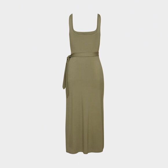 BNWT Aritzia Saturn Midi Dress in Sundried Olive - Picture 7 of 8